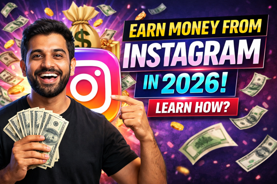 How to earn money from Instagram in 2026 – easy online income ideas